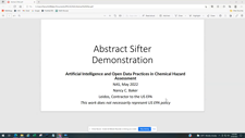 Thumbnail of PubMed Abstract Sifter - public